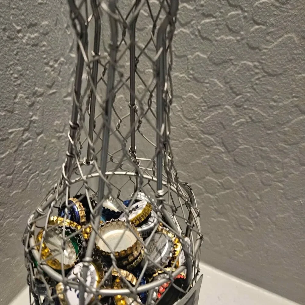 Metal Beer Bottle Cap Holder Beer Shaped